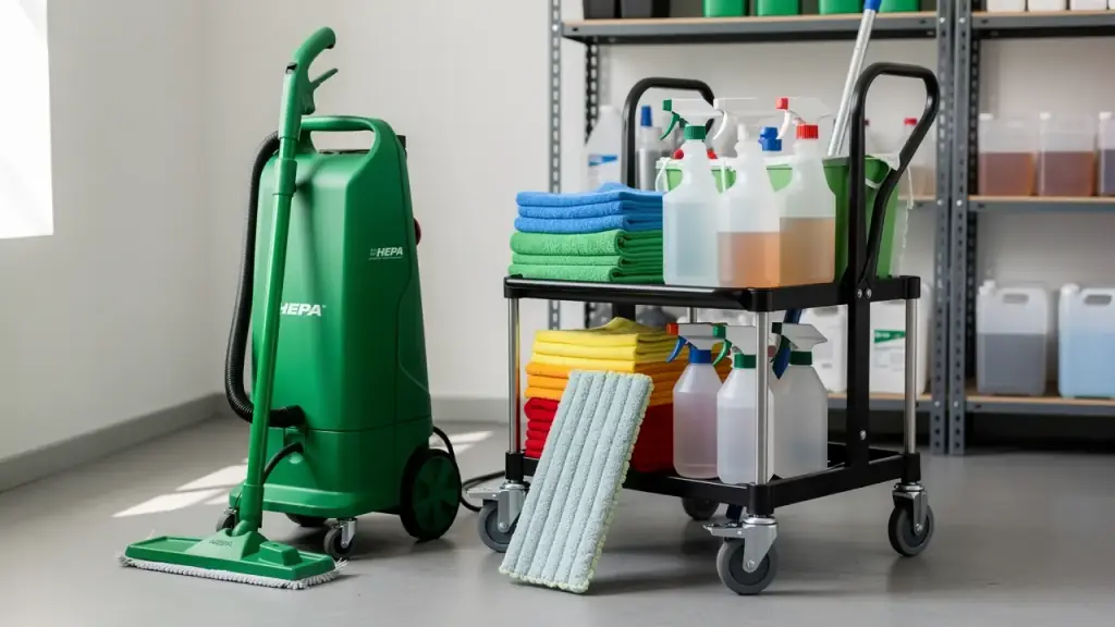 Green Cleaning That Works: HEPA Vacuums and Microfiber Versus a Label